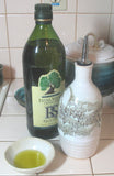 Olive Oil Bottle in Espresso  Mint