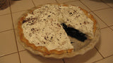 Pie Plate with Espresso Mint Glaze