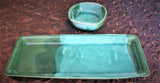 Tray Set in Our Emerald Isle Green Glaze