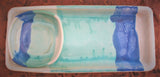 Tray Set in Our Light Ocean Breeze Glaze Pattern
