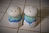 Salt and pepper Set in Our Light Ocean Breeze Glaze