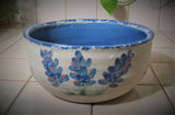 Serving Bowl with Our Texas Blue Bonnet Design