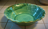 Fluted Serving Bowl in Our Emerald Isle Green Glaze