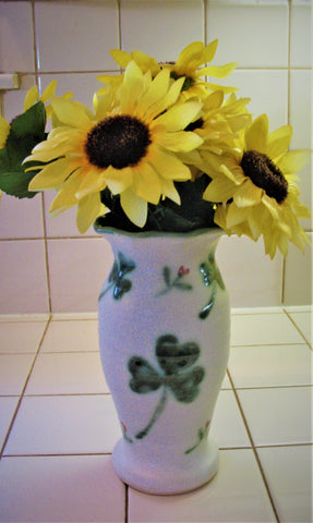 Vase with Our Shamrock Design