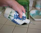 Olive Oil Bottle with the Texas Blue Bonnet Design