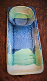 Tray Set in Our Dark Ocean Breeze Glaze