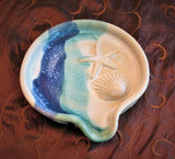 Spoon Rests in Our Ocean Breeze Glaze Pattern