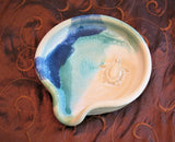Spoon Rests in Our Ocean Breeze Glaze Pattern