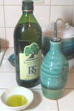 Olive Oil Bottle in Emerald Isle Green