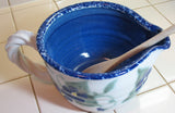 Mixing/Batter Bowl with Two Blue Flowers
