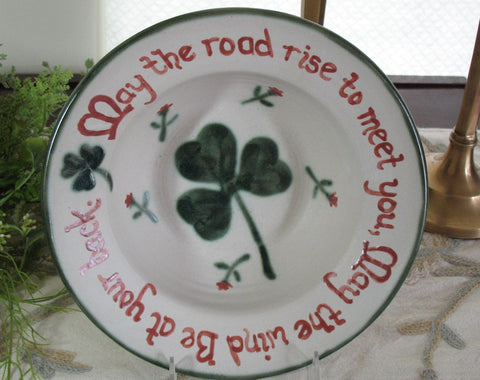 Irish Saying Bowl-May the Road Rise to Meet You