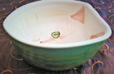 Cat Face Bowl in Green