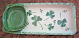 Tray Set with Our Shamrock Design