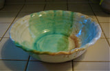 Fluted Serving Bowl in Our Sandy Shores Glaze