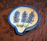 Spoon Rests with Our Blue Bonnet or Shamrock Design